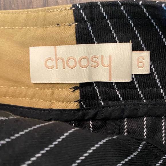 Chic Two-Tone Women's Trousers by Choosy - Picture 5 of 13